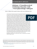 Refining Delirium: A Transtheoretical Model of Delirium Disorder With Preliminary Neurophysiologic Subtypes