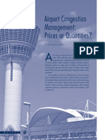 Airport Congestion Management: Prices or Quantities?: Irtraveldelayshavehitnewhighsinthe