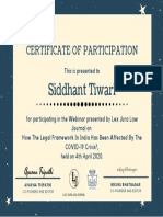 Siddhant Tiwari Covid 19