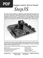 Step3S: 3-4 Axes Stepper Motor Driver Board