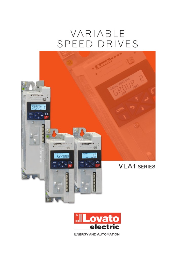 Variable Speed Drives: Series | PDF | Electric Motor | Computer Keyboard