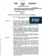 Perda Kab. Cianjur No. 5 Tahun 2007 PDF