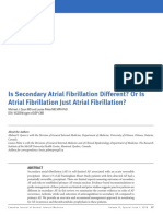 Is Secondary Atrial Fibrillation Different? or Is Atrial Fibrillation Just Atrial Fibrillation?
