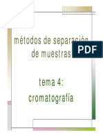 Tema 4 - Cromatografía 2019 PDF