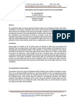 Human Rights and Fundamental Rights in I PDF