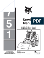 PDF Bobcat 751 Service Repair Manual SN 514711001 and Above SN 514911001 and Above PDF