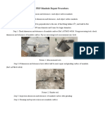 FRP Flange Repair Procedure.