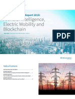 Artificial Intelligence, Electric Mobility and Blockchain: Utility Disruptors Report 2019
