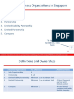 1 Forms of Business Organization in Singapore