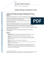 Influences on diet quality in older age