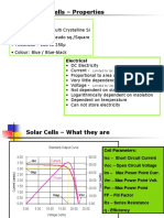 Solar Cells - Properties: Physical