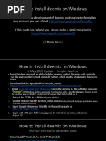 Tutorial - How to install deemix on Windows