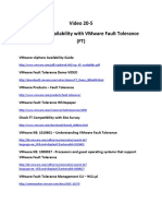 Ref - Video19.5 - Super High Availability With VMware Fault Tolerance (FT)