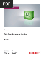 TC3 Serial Communication: Manual