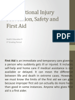 Unintentional Injury Prevention, Safety and First Aid: Health Education 9 3 Grading Period