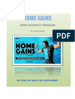 Home Gains Workout Routine