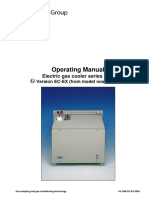 Operating Manual: Electric Gas Cooler Series