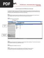 PAT400 Series - Downloading Data To Powersuite: Wizards