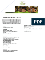 Tiny House Shelter 5.5M Kit: Length Width Height