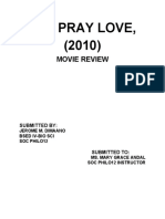 0 - JeromeDimaano (EAT PRAY LOVE, 2010 Movie Review)