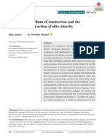 9. Sociolinguisitics - Paper reading - Jahan & Hamid (2019)