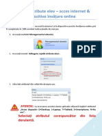 Colectare atribute elevi - acces internet&dispozitive