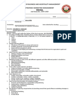 Strategic Marketing Management SWOT Analysis