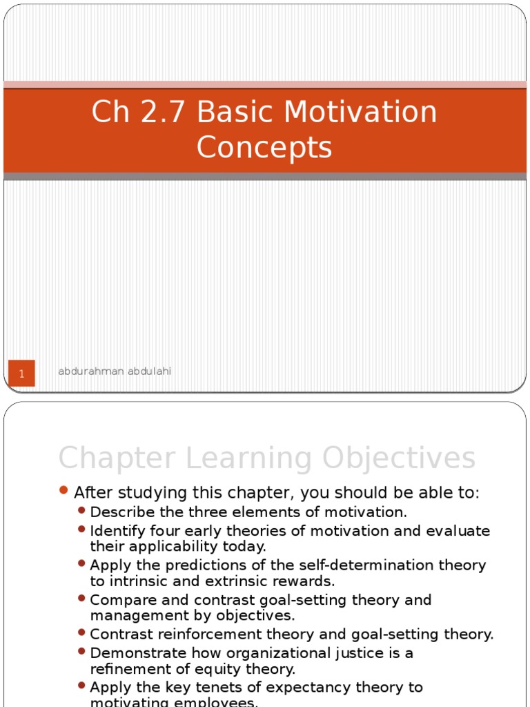 Understanding Motivation Theories | PDF | Motivation | Motivational