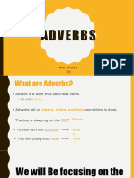 Adverbs: Ms. Roza 4 D