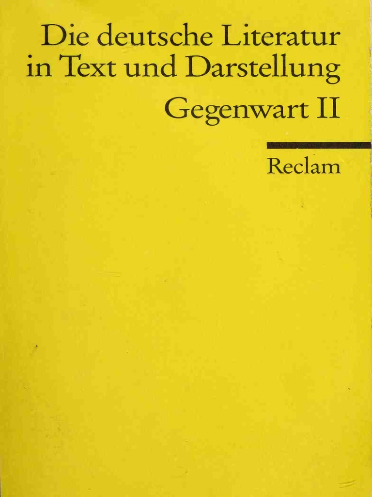 Deutsche Literatur Ein Abriss In Text Und Darstellung Bd 17 Gerhard R Kaiser Hrsg Gegenwart Ii Philipp Reclam Jun 2000