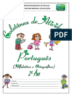 Atividades de língua portuguesa para alunos do 2o ano