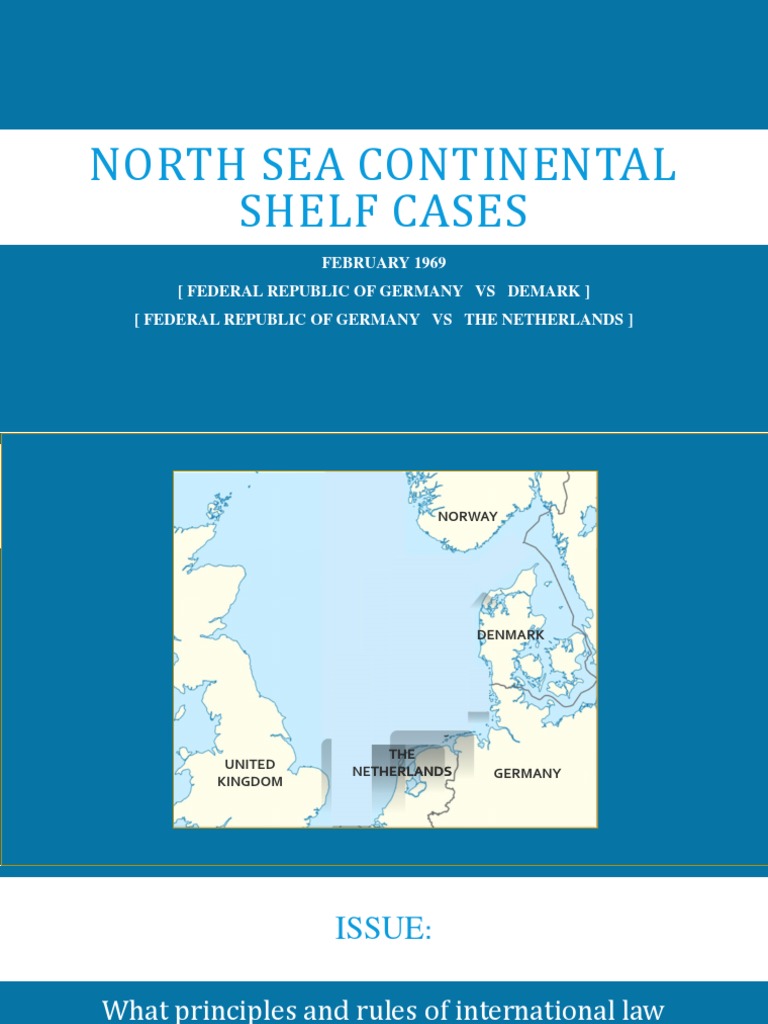 North Sea Continental Shelf Cases PDF Territorial Waters Legal