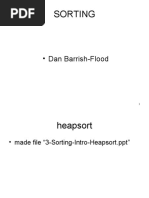 Sorting: - Dan Barrish-Flood