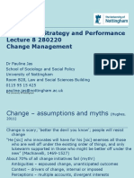 Leadership Strategy and Performance Change Management