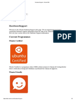Hardwaresupport: Ubuntu Certified