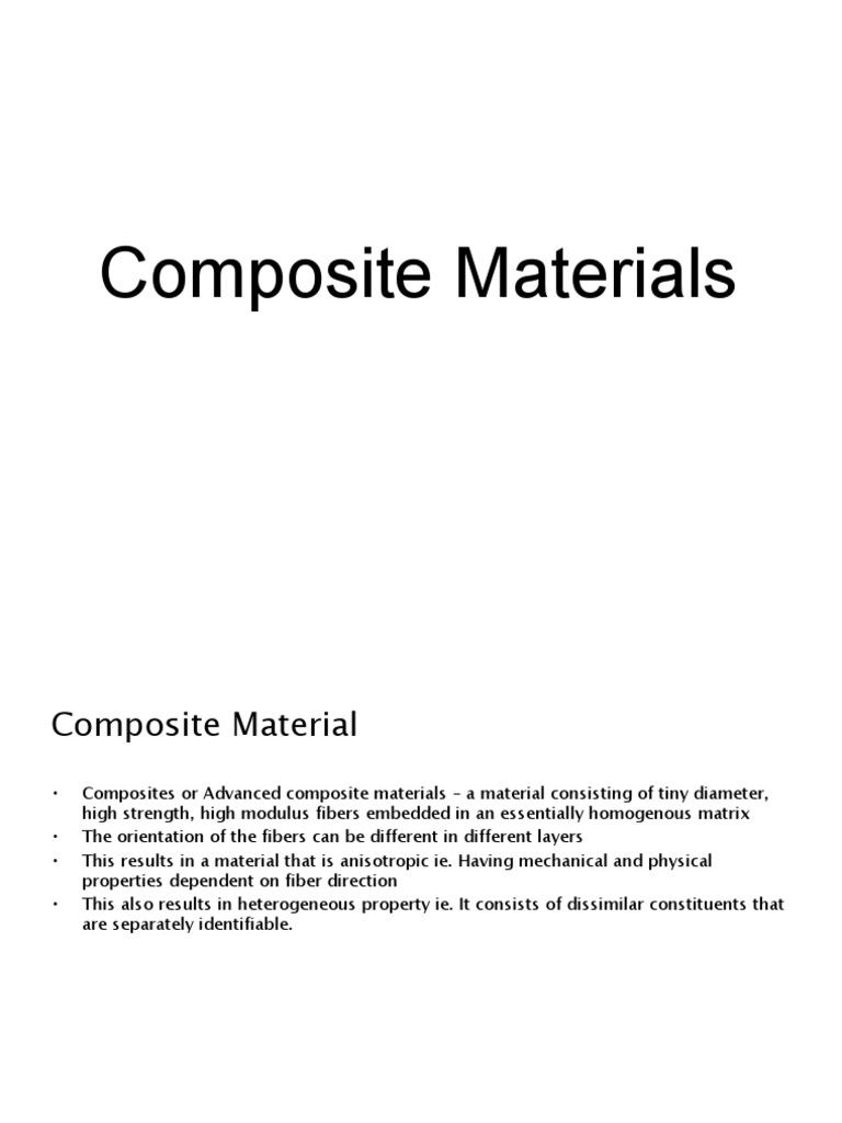 Composite Materials