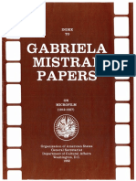 Index Gabriela Mistral Papers