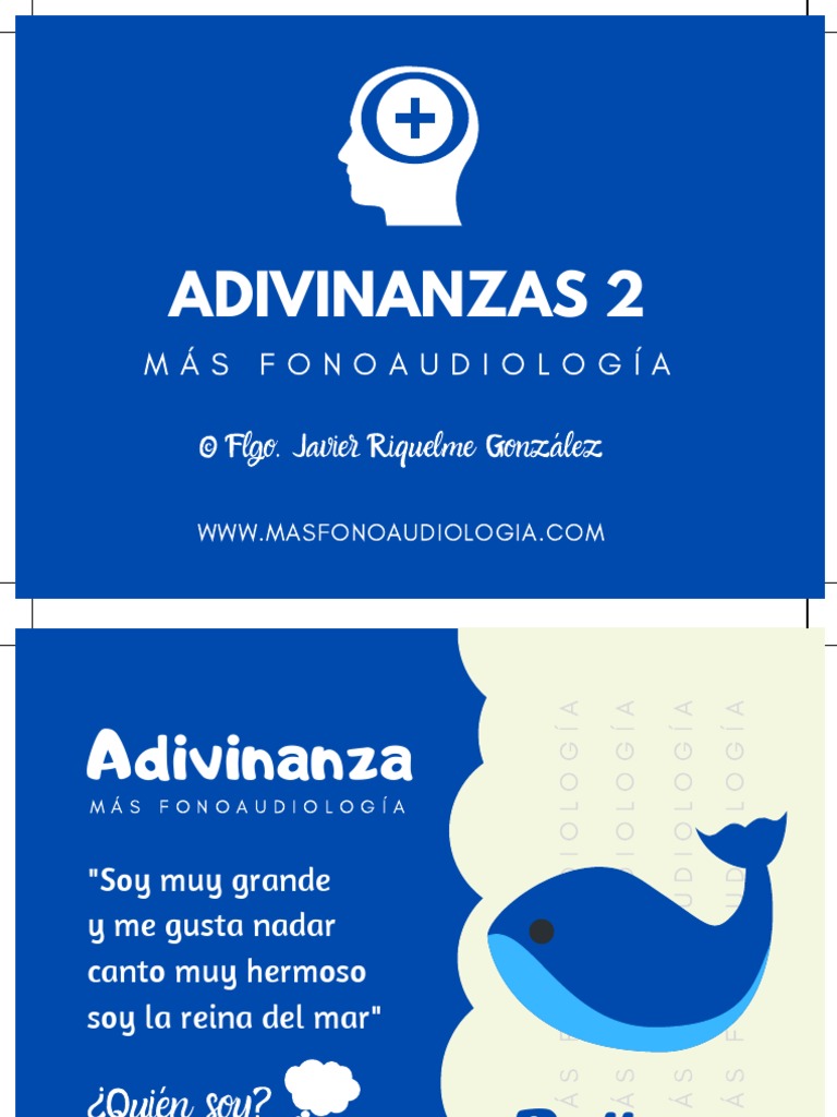 Adivinanzas 3 A 4 Años de Edad PDF | PDF