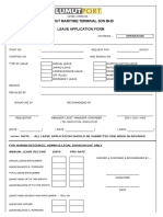 LMT Leave Application Form