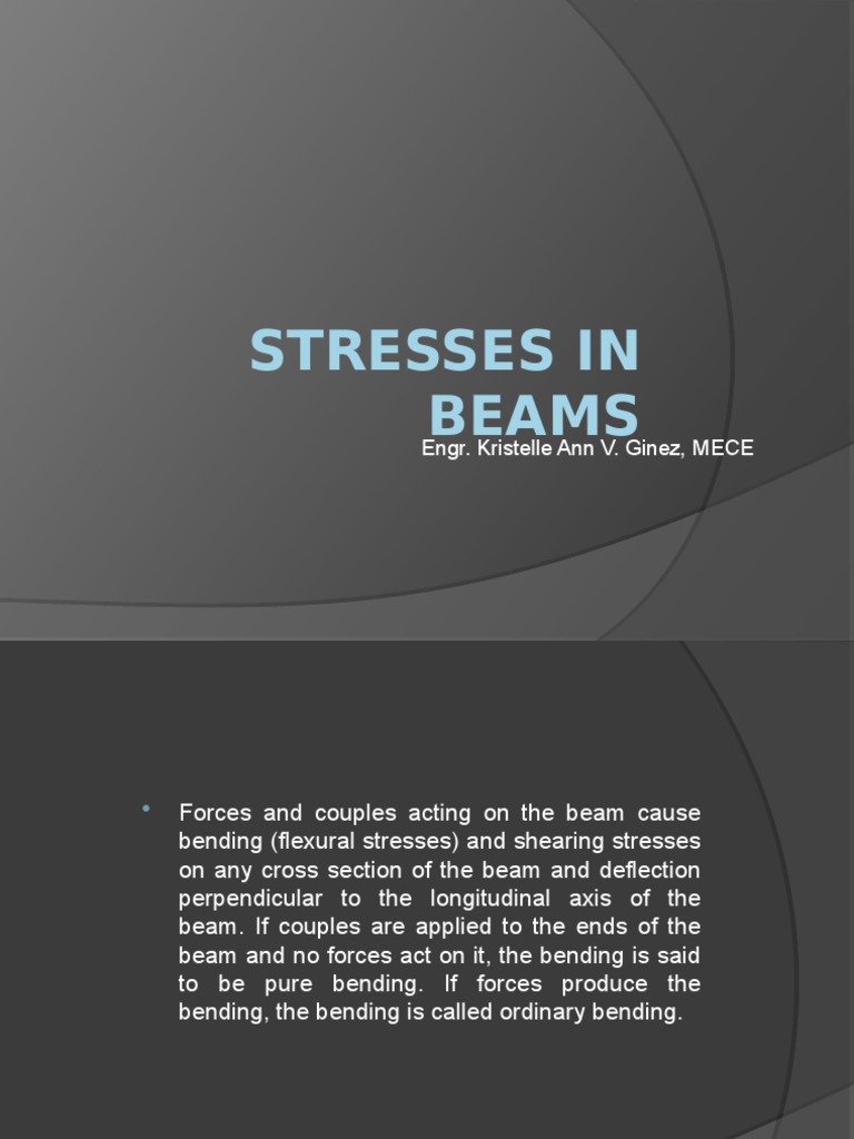 Flexural Stress in Beams Explained | PDF | Bending | Beam (Structure)
