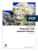 Fisheries and Aquatic Science: Journal of