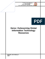 Xerox: Outsourcing Global Information Technology Resources