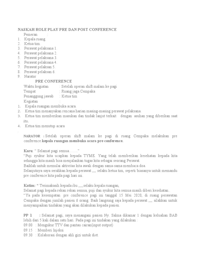 Role Play Manajemen Pdf