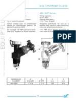 Robinets Multipurpose Valves: Série A8016DP: A8016DP Series