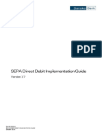 Danske Bank Sepa Direct Debit Implementation Guide October 2014