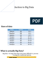 Introduction To Big Data