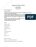 Programming in JAVA007 PDF