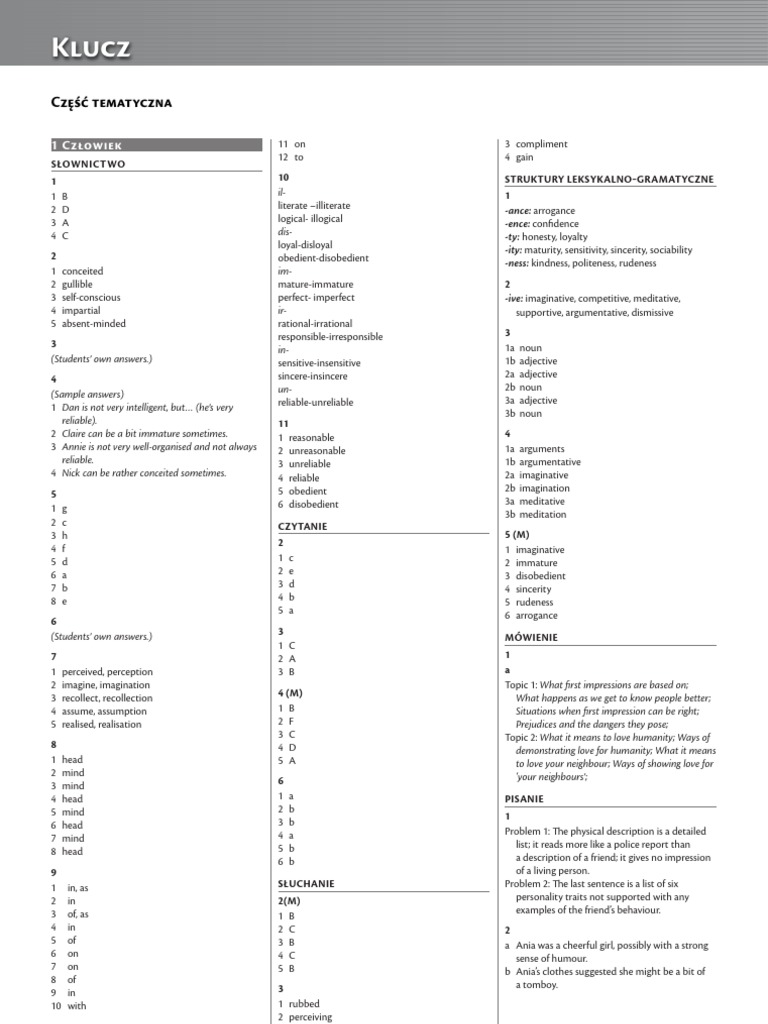 Oxford Matura Trainer Poziom Rozszerzony Egzamin Próbny 1 Odpowiedzi Longman Matura Rozszerzona KLUCZ | Chair | Internet