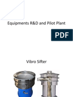 Equiments R&D and Pilot PLant