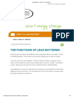About Batteries - What Is A Lead Battery
